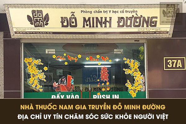 Nhà thuốc Đỗ Minh Đường - Địa chỉ điều trị xuất tinh sớm ở Hồ Chí Minh uy tín nhất