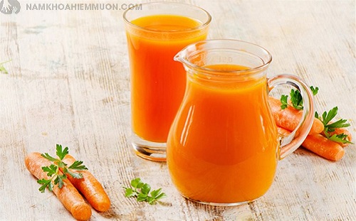 Nước ép cà rốt chứa nhiều dưỡng chất tốt cho sinh lý nam giới