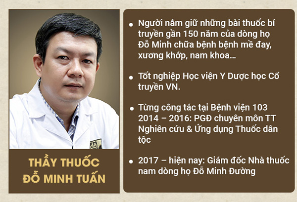 Một số thông tin về bác sĩ Đỗ Minh Tuấn