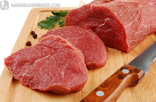 Thịt bò chứa hàm lượng kẽm lớn giúp cải thiện sinh lý nam