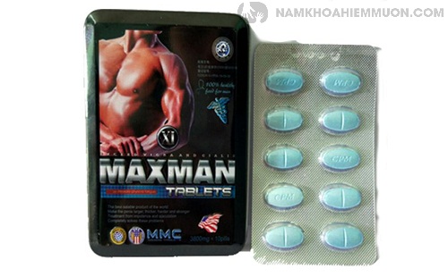 Thuốc Maxman có tác dụng tăng cường sinh lý nam