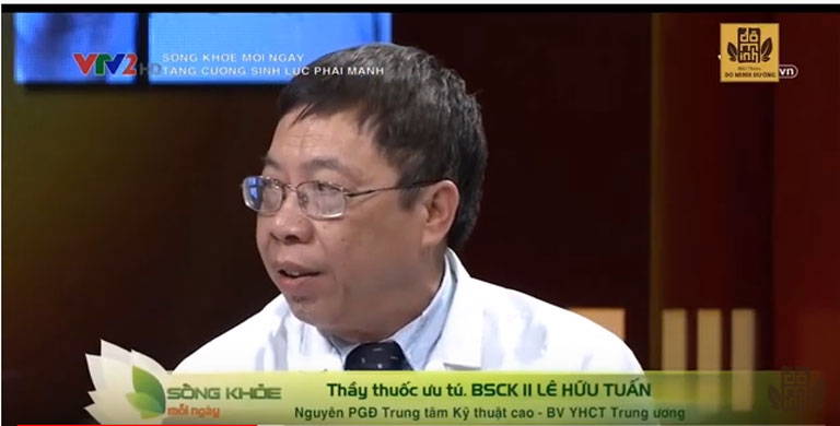 Bác sĩ Lê Hữu Tuấn đánh gia bài thuốc Đỗ Minh Đường trên VTV2